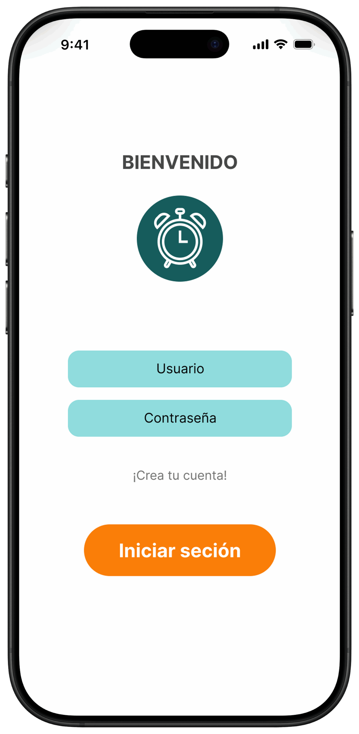 Pantalla de acceso